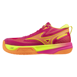 foto MIZUNO NEO JUMP PINK TETRA FORTUNE YELLOW LIGHT ORANGE